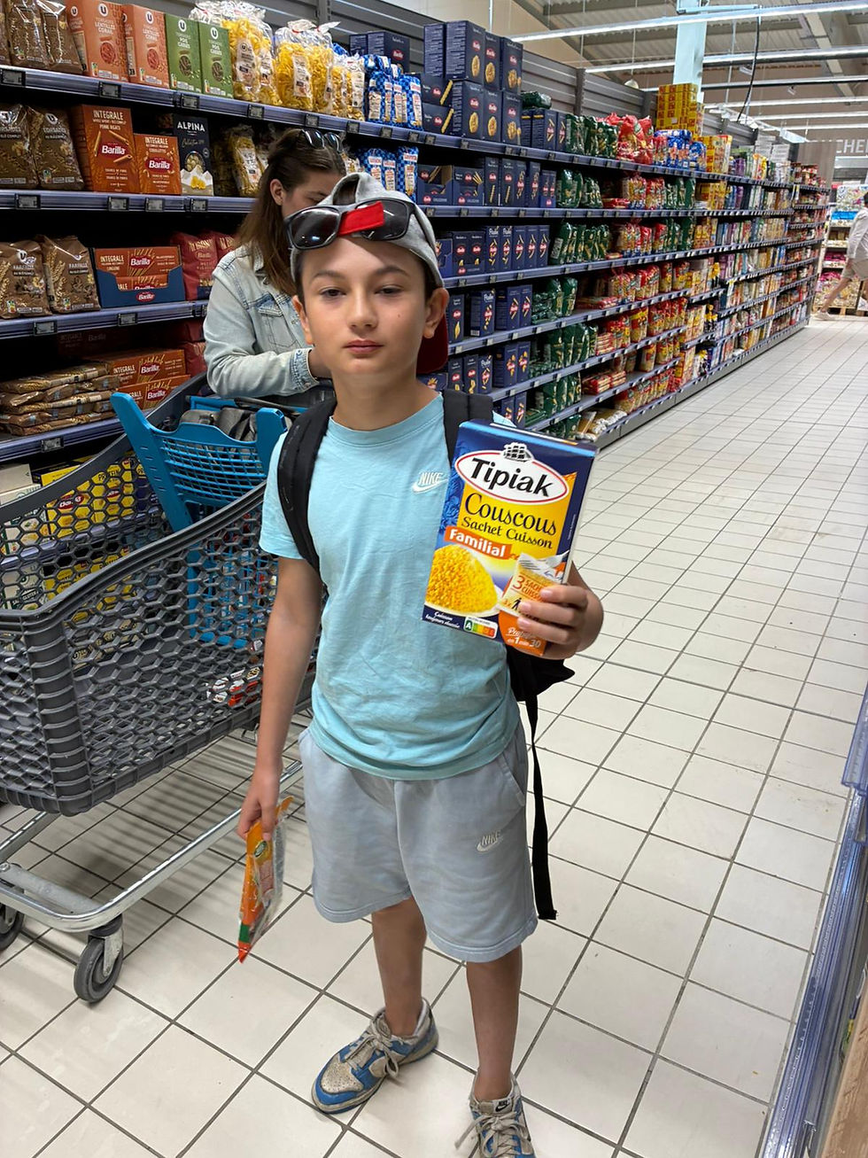 Mais puisque je vous dit que le couscous c'est ultra typique de Saint-chélyyyyy