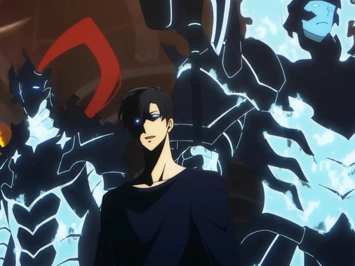 Sung Jinwoo ve gölge ordusu sahnesi – Solo Leveling anime