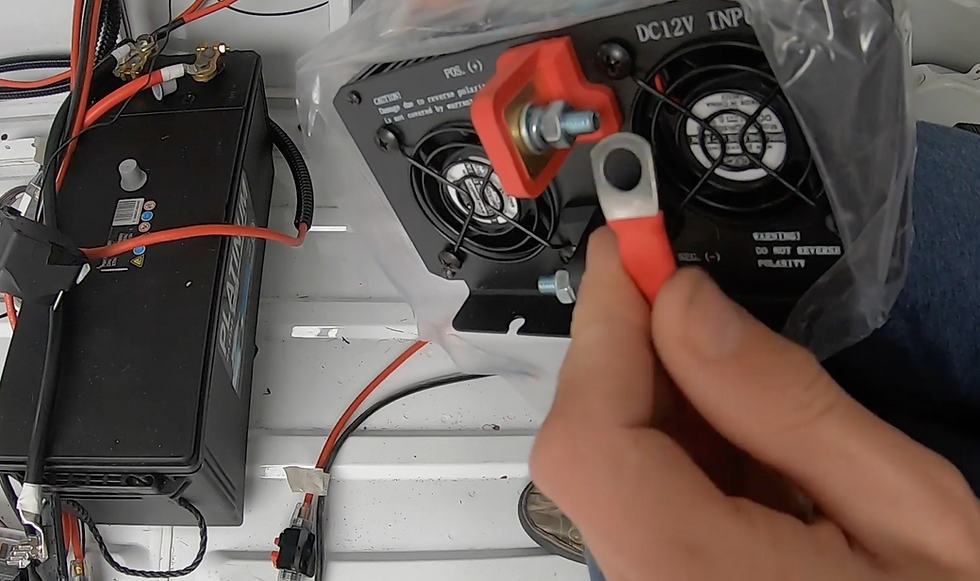 wiring up an inverter for a van conversion
