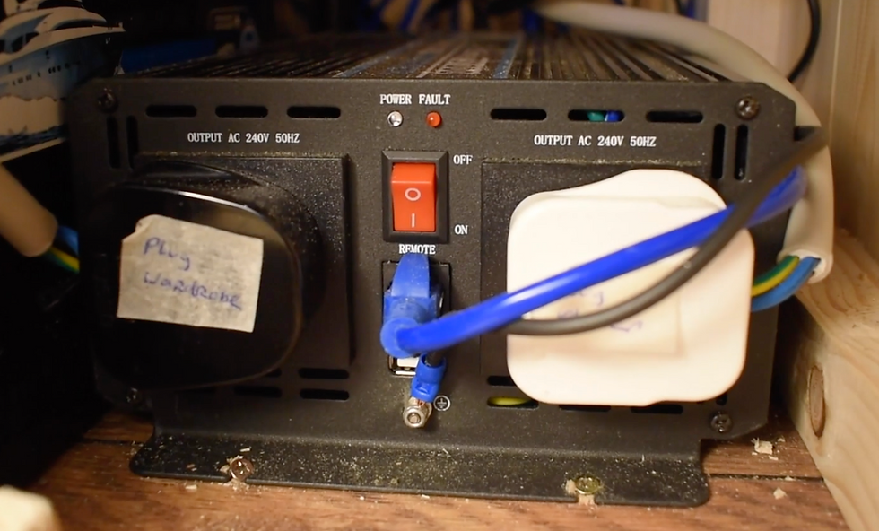 Plug head into inverter van conversion