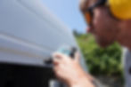drilling holes for bolts in van