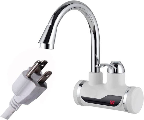 Campervan hot water faucet
