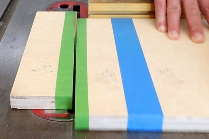 Masking the cut line