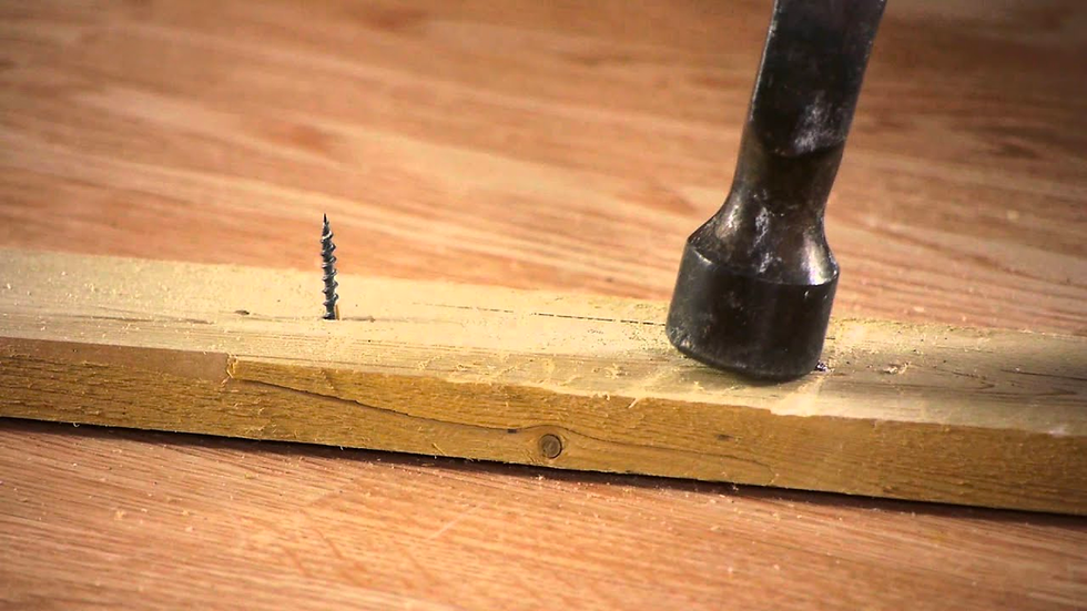 how to fix an exposed screw