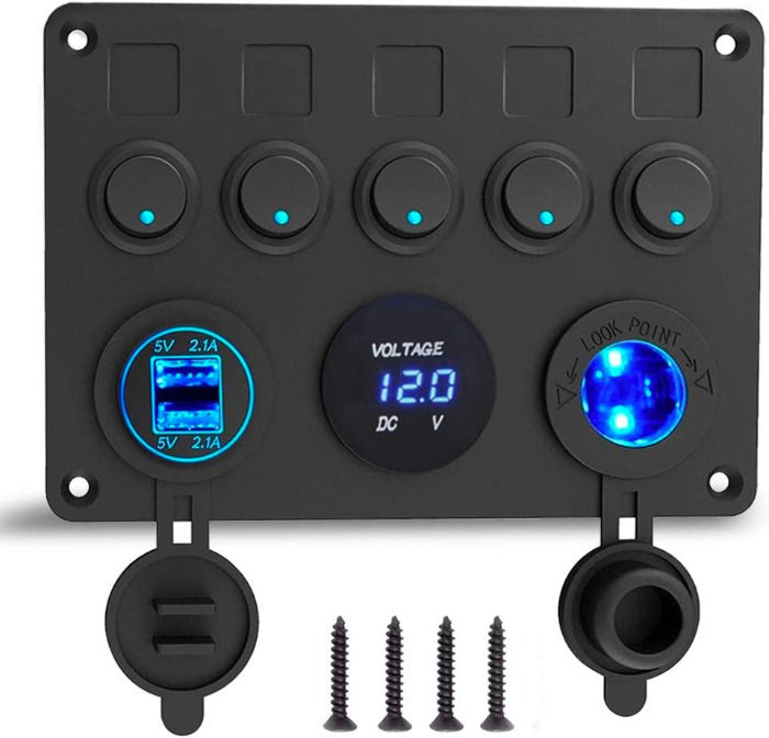 12V switch panel