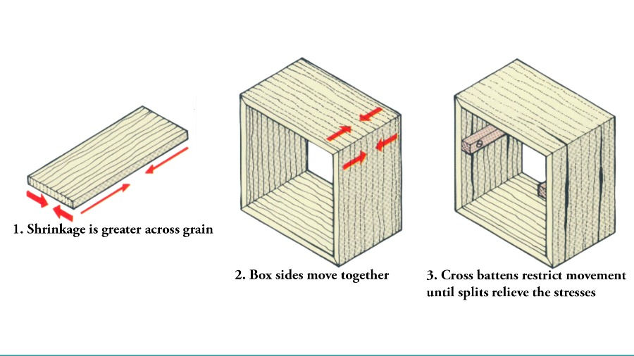 wood shrinkage