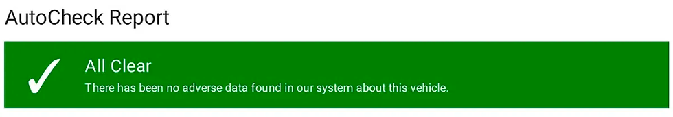 Autocheck report