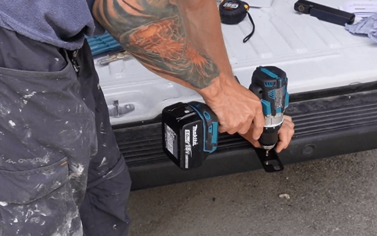 drilling custom bolt hole