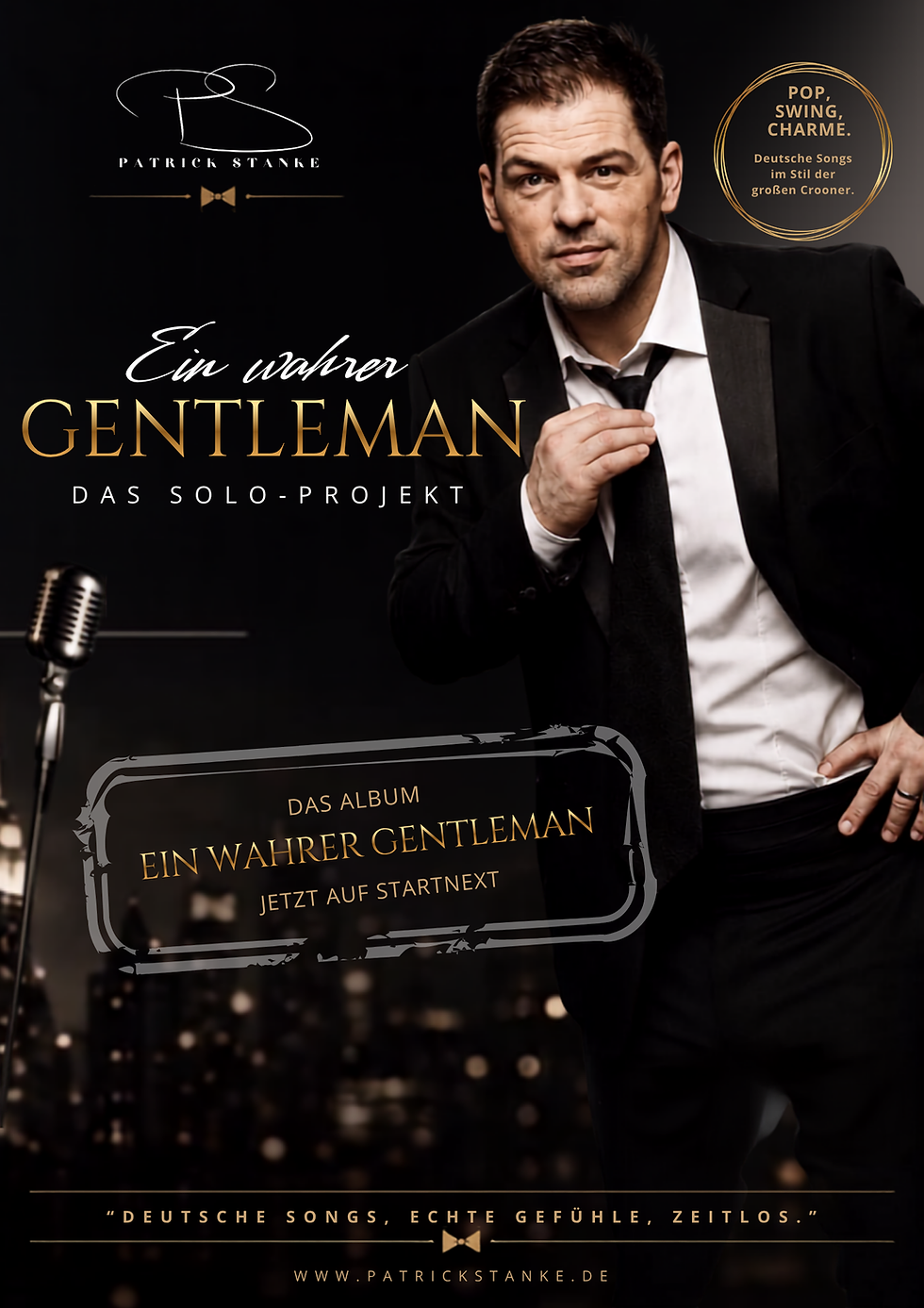 Patrick Stanke "Ein wahrer Gentleman" Startnext Kampagne 