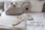 Thumbnail: Lifestyle image: Serpa borg teddy bear cushion, with matching hooded blanket, socks, hot water bottle and blanket.