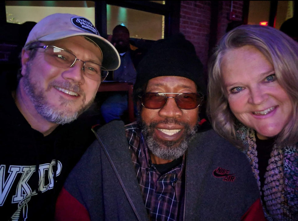 Me, R.L., Dawn - Railgarten, Memphis (12/30/2017)