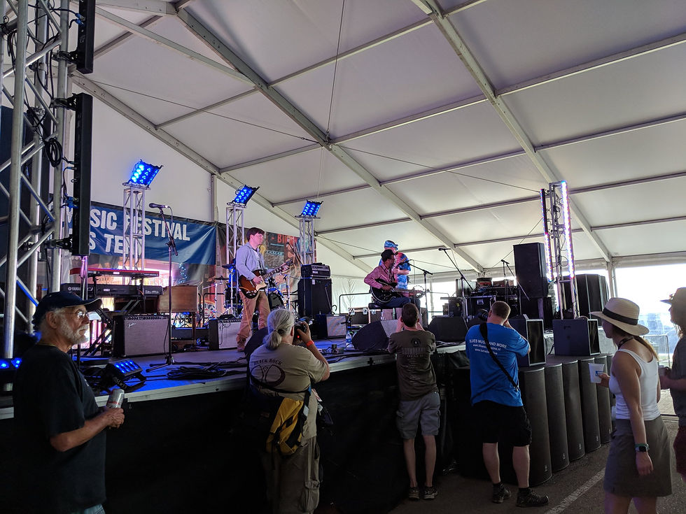 Before Willie popped up. Photo: Dawn Likens - 2018 Beale St. Music Festival (5/6/2018)