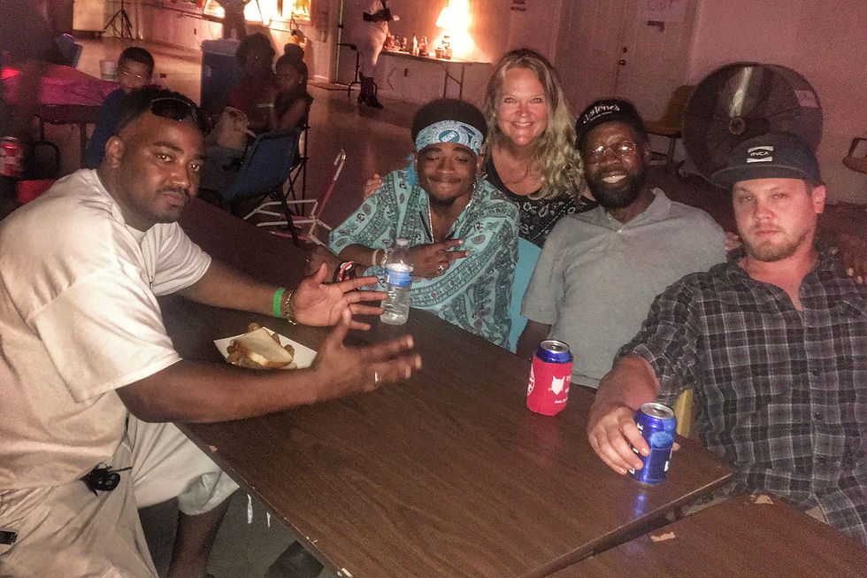 Robert Kimbrough, Stud Ford, Dawn, R.L., Cory - 2017 North Mississippi Hill Country Picnic