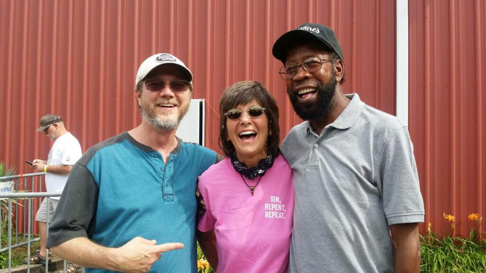 Me, Libby Rae Watson, R.L. - 2017 North Mississippi Hill Country Picnic. Photo: Dawn Likens