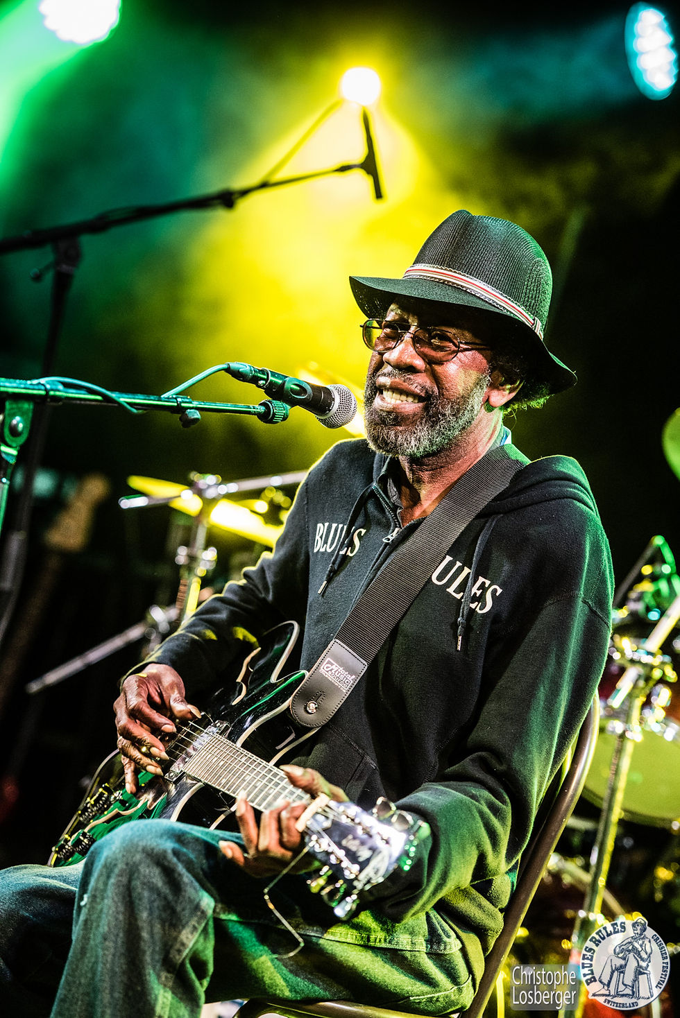 R.L. at Blues Rules in Switzerland (6/1/2018). Photo: Christophe Losberger.