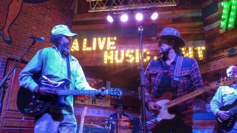 R.L., Stud Ford, Carlos Elliot, Tony Ryder - Tin Roof, Memphis (4/13/2016). Photo: Stacey Bruce Bock