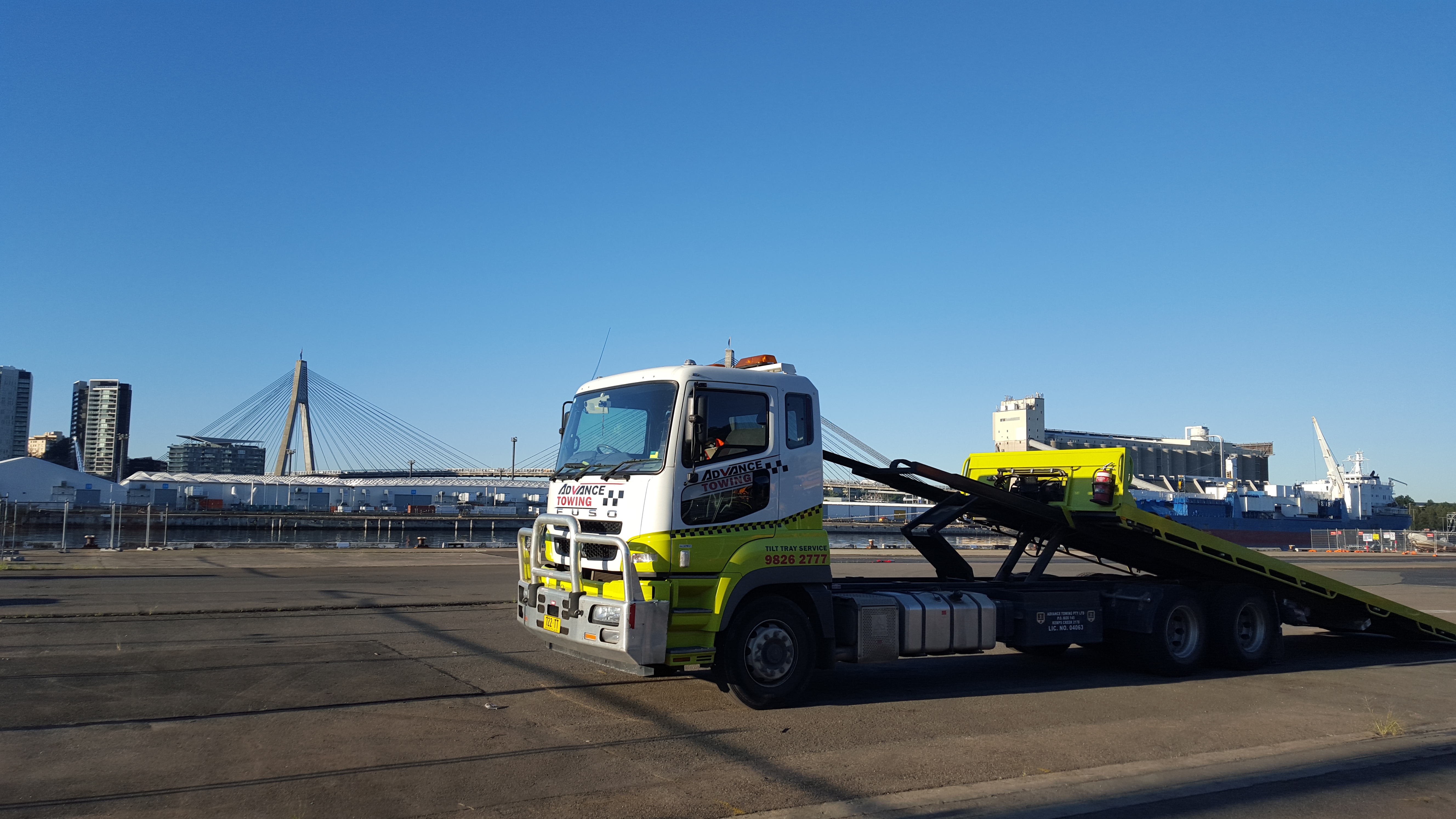 Advance Towing Tilt Tray Transport Towing Service Sydney Country