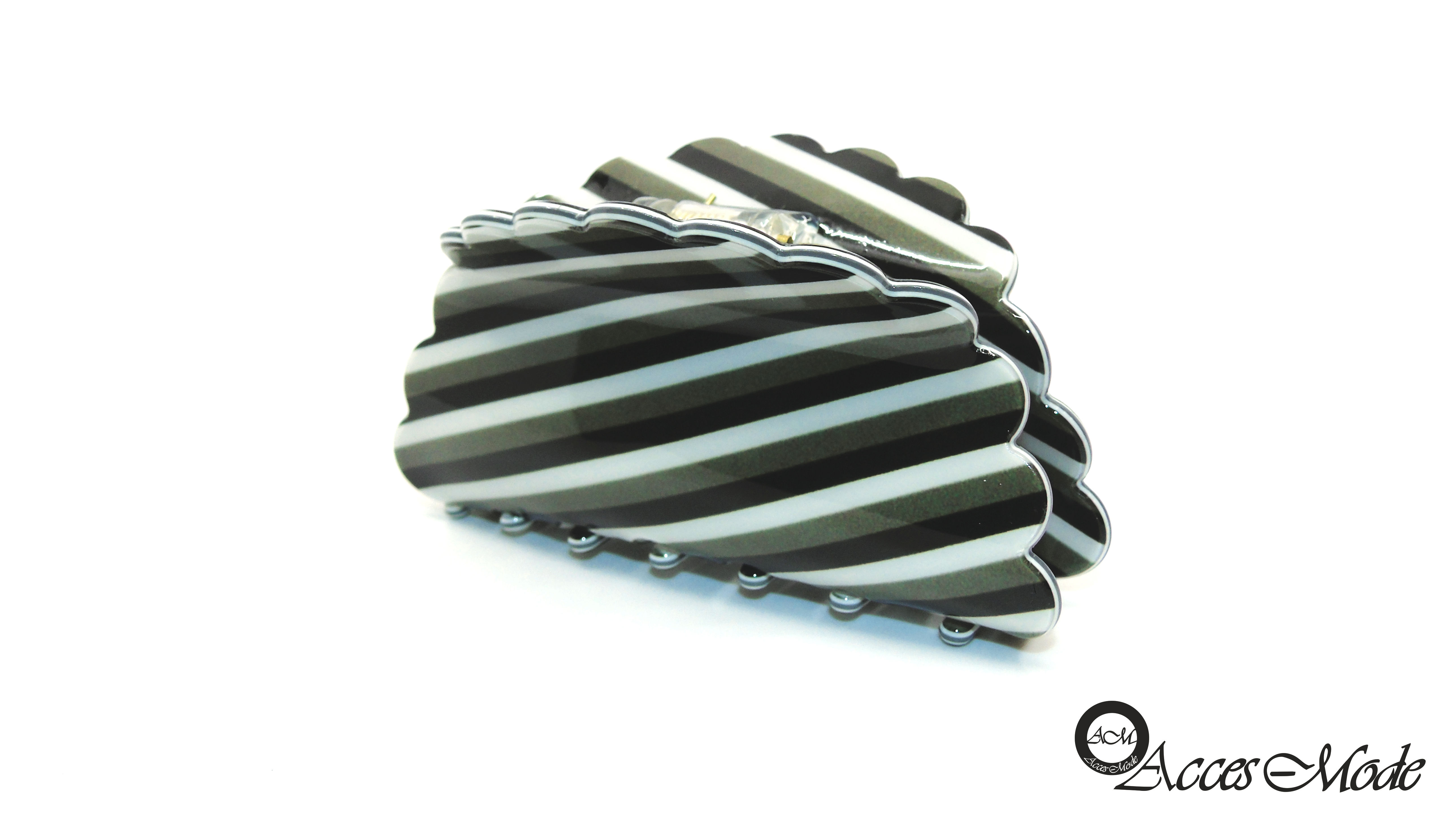 Pince à cheveux lignée