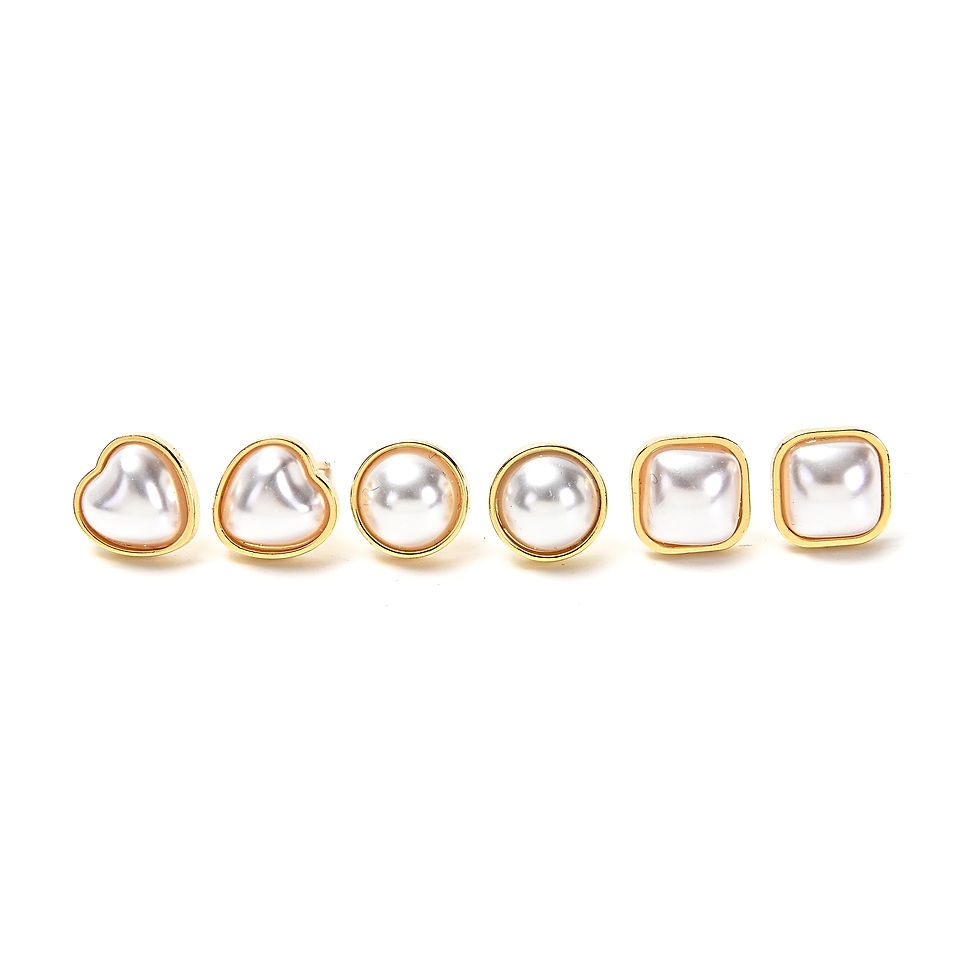 Miniature : Acces-Mode Boucles D'Oreilles Perles  #4236-17