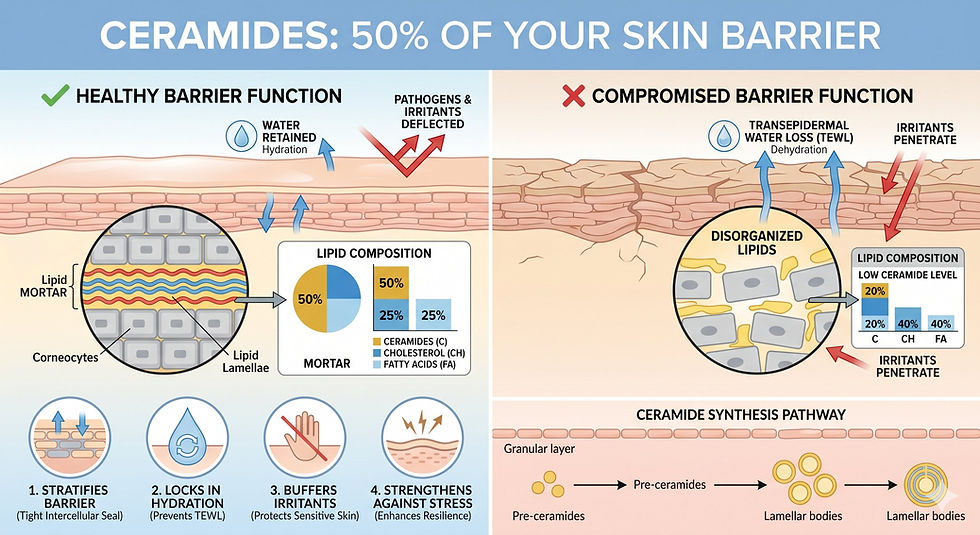 Ceramides for Skin:Benefits, Uses &Scientific Evidence