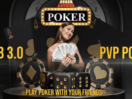 Degen Lounge Casino Has The Fastest Growing Crypto Poker Website