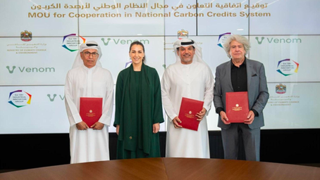 Venom partners with UAE for Carbon Credit System.