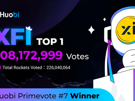 MinePlex (XFI) wins Huobi's 7th PrimeVote.