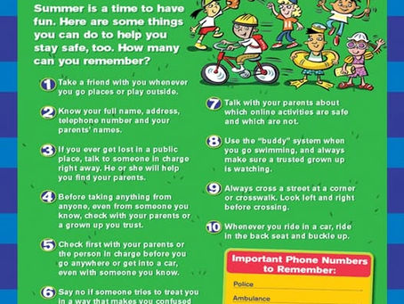 Coffee County Children’s Advocacy Center Shares Summer Safety Tips for Kids