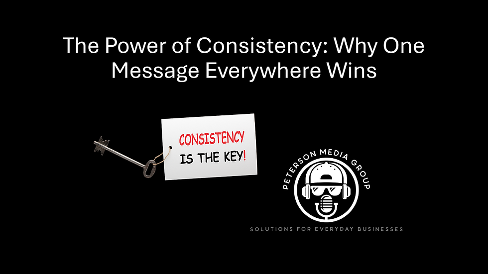 The Power of Consistency: Why One Message Everywhere Wins