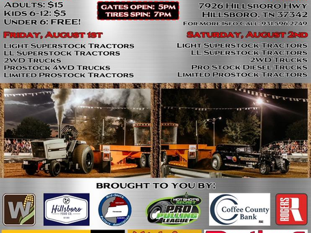 Rumble on the Hill Tractor & Truck Pull Returns to Hillsboro This Weekend