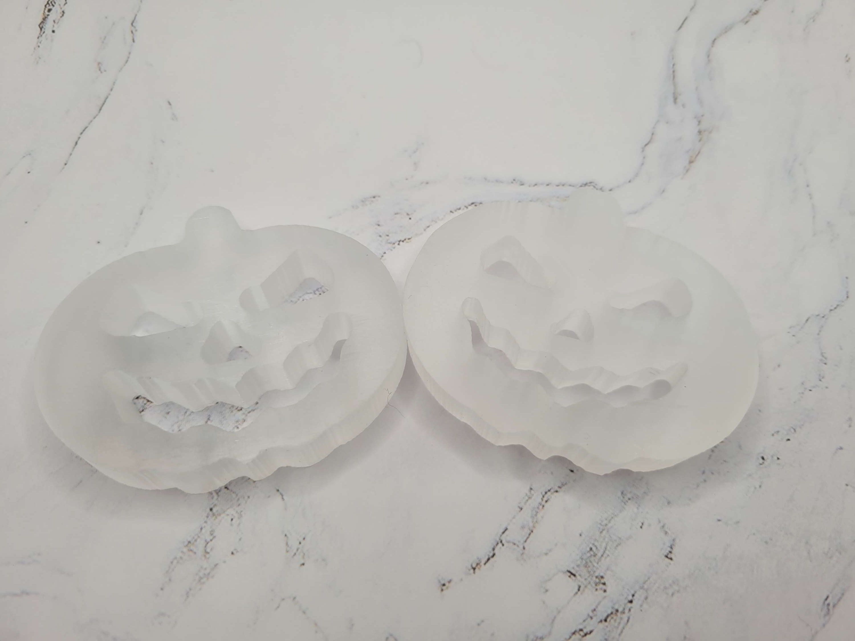 Selenite Pumpkin Slabs