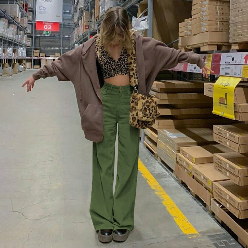 Thumbnail: Comfortable Wide Leg Loose Casual Pants for Ladies
