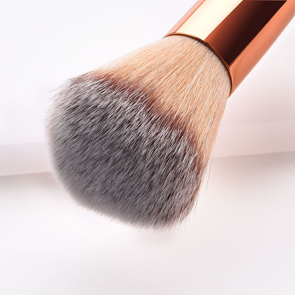 Thumbnail: Dual-Head Makeup Brush - Platinum Powder Brush by GUJHUI
