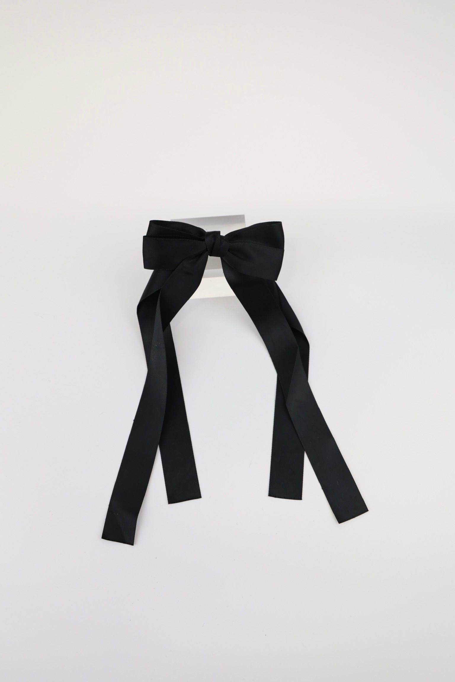 Black Bow Hair Clip