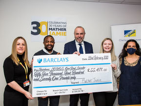 Leicestershire company raises £55k for three charities