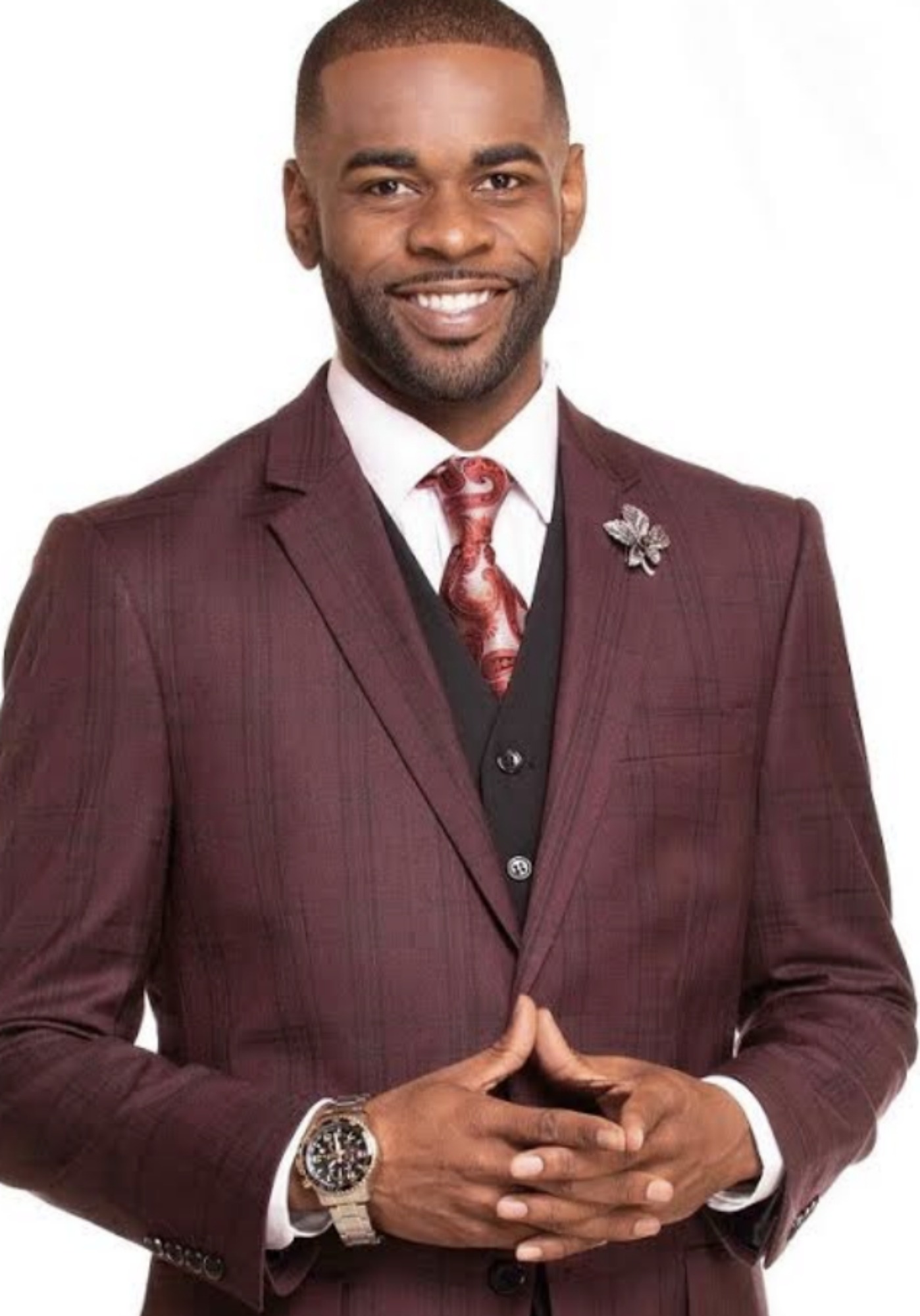 Plaid Vested Suits