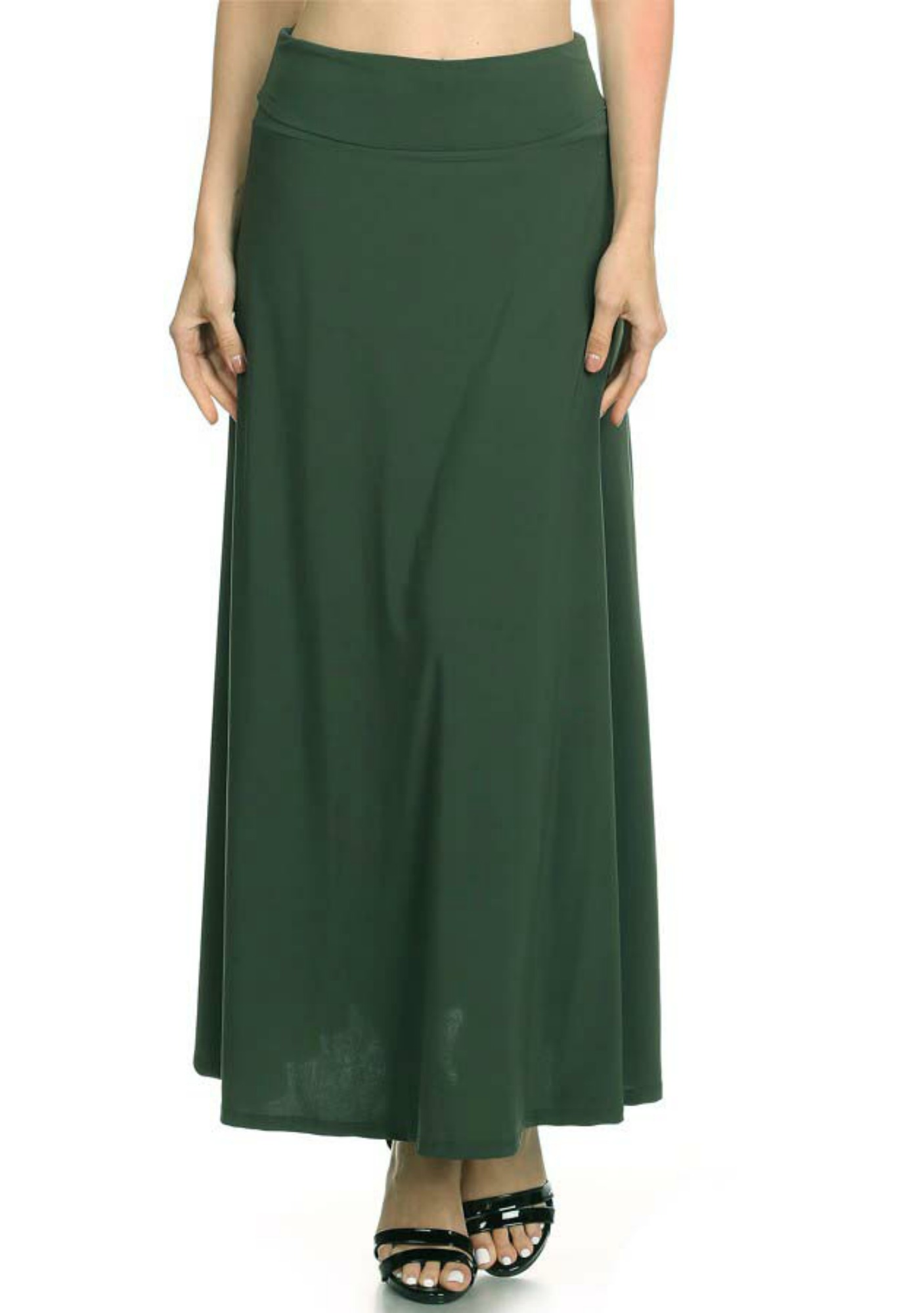 Olive Maxi Skirt