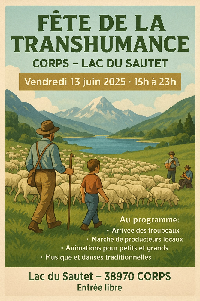 Fête de la transhumance à Corps