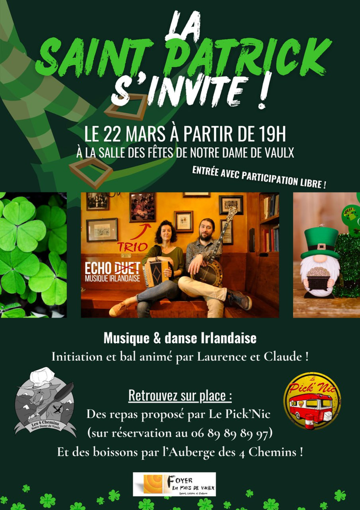 La saint Patrick s'invite !