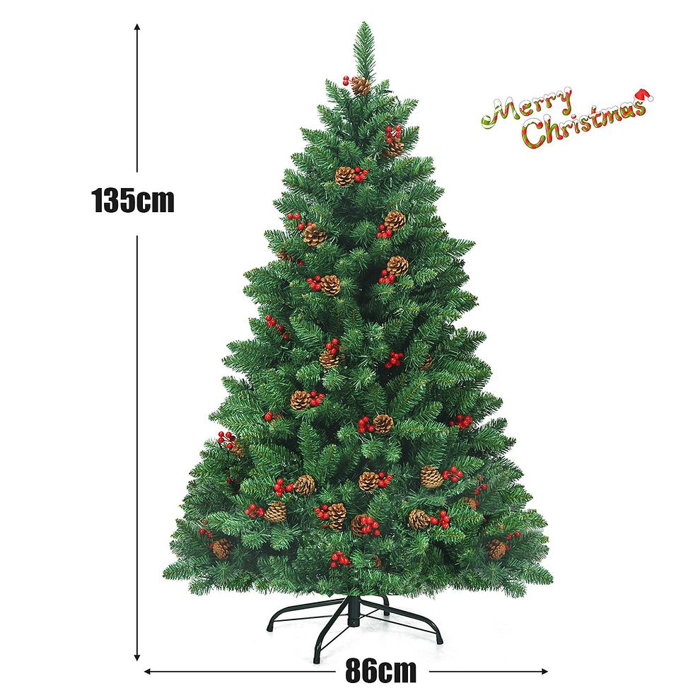 Thumbnail: Artificial Christmas Tree 4.5FT Hinged Christmas Tree with 516 Branch Tips