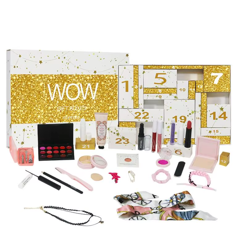 Thumbnail: Christmas Advent Calendar Makeup Set for Women and Girls