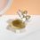 Thumbnail: Charming Vintage Heart Trinket Box with Bow and Jewelled Accent