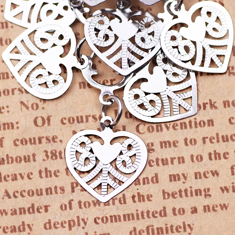 Thumbnail: Exquisite Hollow Heart Filigree Earrings for Women - Fashion Jewelry