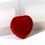 Thumbnail: Red Heart-Shaped Ring Box for Engagement and Jewellery Display