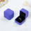 Thumbnail: Red Heart-Shaped Ring Box for Engagement and Jewellery Display