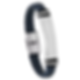 Thumbnail: Stylish Black Leather & Stainless Steel Bracelets for Men & Women