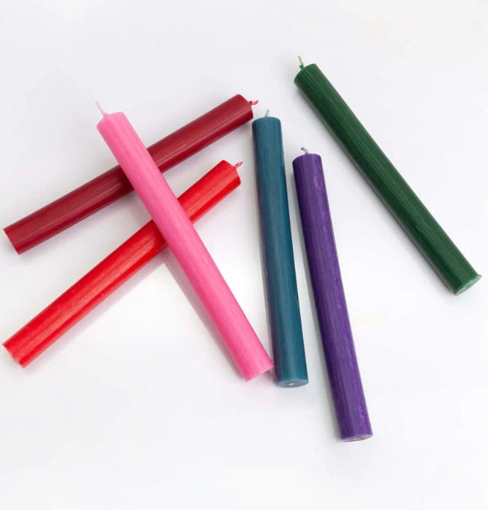 Thumbnail: Solid Colour Dinner Candles - Pack of 5