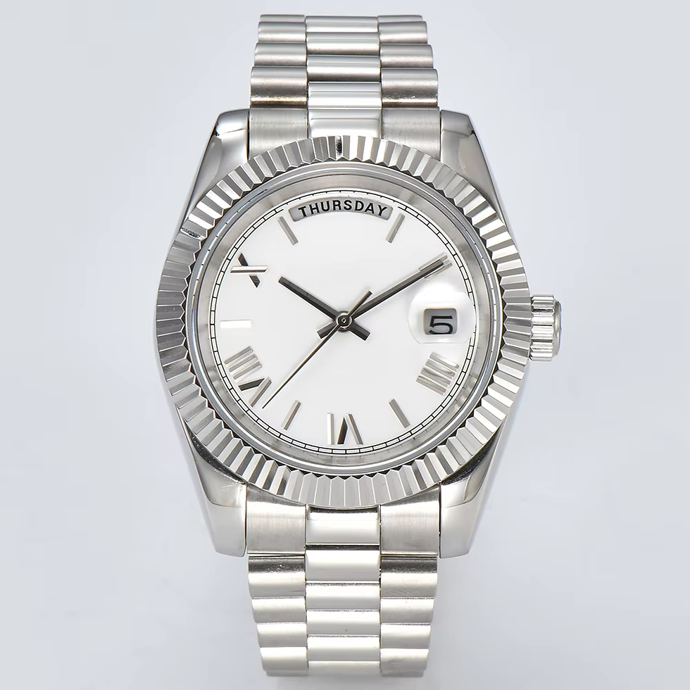 Thumbnail: Elegant 40mm Men's Automatic Mechanical Watch