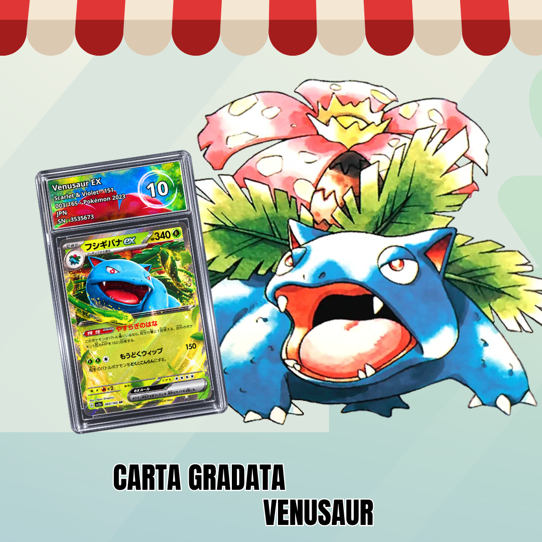 Mystery Gradata Venusaur + Bustina Giapponese