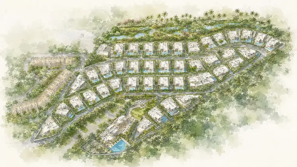 Zorba Villas complex in Goa India